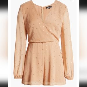 Lulus Whimsical Dreams Star Print Long Sleeve Romper